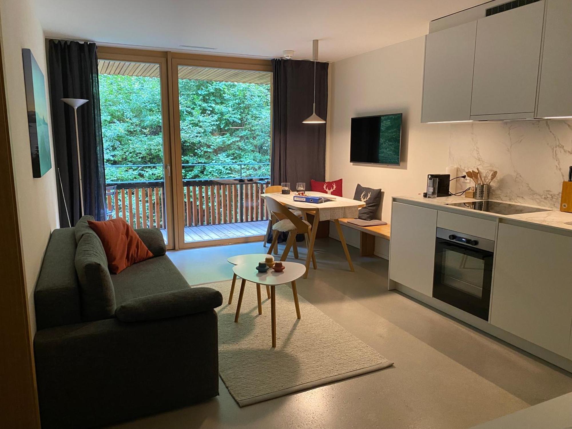 Stilvolle Ferienwohnung Direkt An Der Skipiste Flims Exteriör bild
